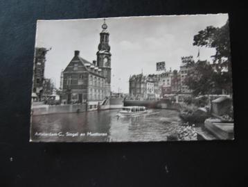 Zes zwart/wit ansichtkaarten van Amsterdam beschikbaar voor biedingen