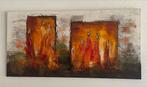 Jochem de Graaf Olieverfschilderij 120x60, Antiek en Kunst, Kunst | Schilderijen | Abstract, Ophalen of Verzenden