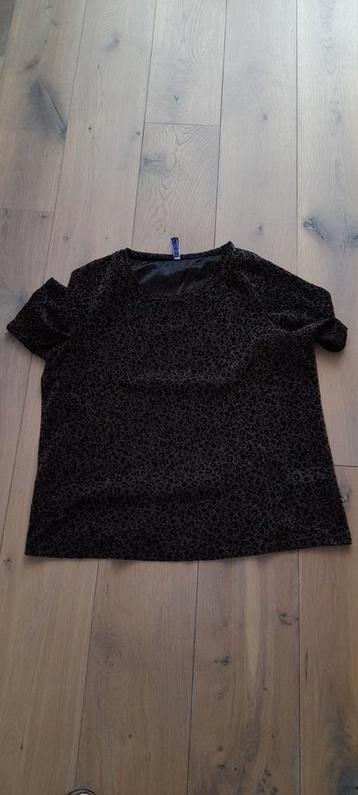 Izgs Zwarte Brons Panther Dames Shirt maat XL Miss Etam beschikbaar voor biedingen