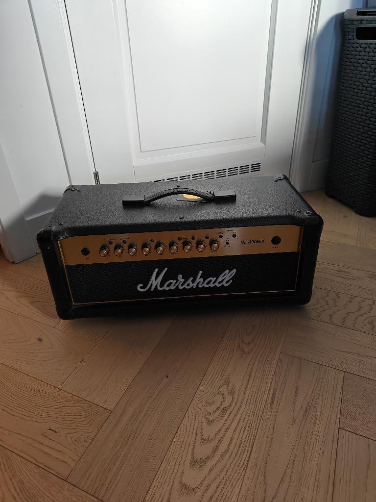 Marshall MG100HFX gitaarversterker top, Muziek en Instrumenten, Versterkers | Bas en Gitaar, Zo goed als nieuw, Gitaar, 50 tot 100 watt