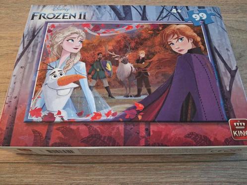 Frozen II Puzzel - 99 Stukjes - King, Kinderen en Baby's, Speelgoed | Kinderpuzzels, Gebruikt, 4 tot 6 jaar, Meer dan 50 stukjes