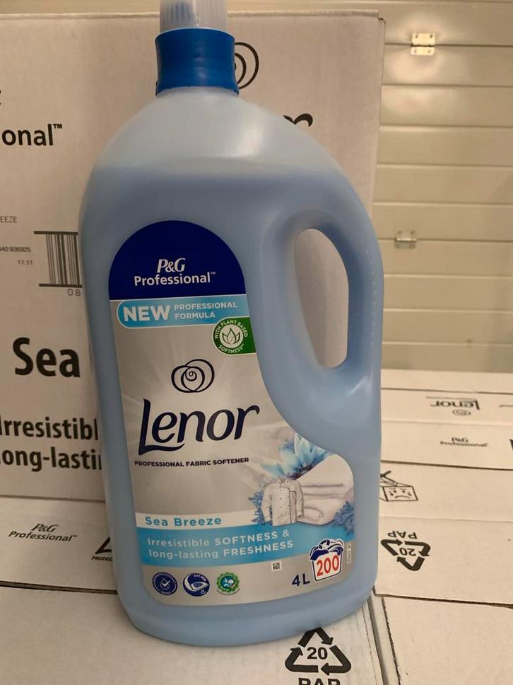 Lenor Professional Sea Breeze 3 x 4 liter., Huis en Inrichting, Schoonmaakartikelen, Schoonmaakmiddel, Ophalen