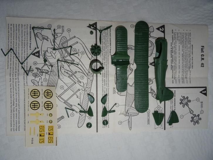 Fiat CR42 - Revell, Hobby en Vrije tijd, Modelbouw | Vliegtuigen en Helikopters, Vliegtuig, 1:72 tot 1:144, Revell, Ophalen of Verzenden