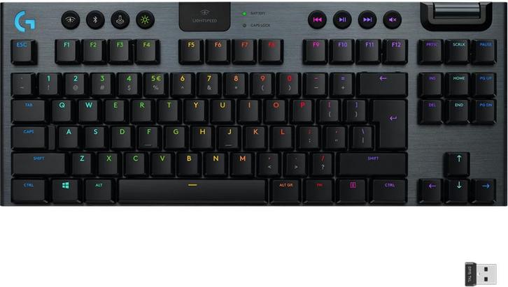Logitech G915 TKL keyboard, nieuw in doos, Computers en Software, Toetsenborden, Nieuw, Qwerty, Draadloos, Gaming toetsenbord
