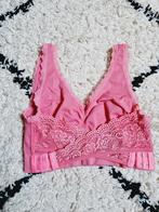 Roze naadloze BH met sluiting voor maat XL/XXL, Ophalen of Verzenden, Roze, BH