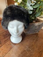 Bruine bontmuts Chapeau Eris, Kleding | Dames, Hoeden en Petten, Ophalen of Verzenden, Zo goed als nieuw, One size fits all