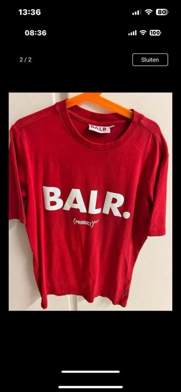 BALR. Rood shirtje maat xxs als nieuw 