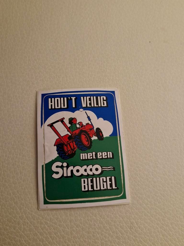 5655 Sirocco Beugel Sticker - Houdt Veilig!, Verzamelen, Stickers, Gebruikt, Auto of Motor, Ophalen of Verzenden