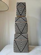 Hoge offermanden zwart zand 2 uit Bali, Overige materialen, Mand, Ophalen of Verzenden, Tropical home