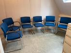 6 nette vergader stoelen, kantine stoelen,, Huis en Inrichting, Stoelen, Ophalen