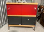 2 Kewlox kasten laag rood/zwart/glas, Ophalen, Gebruikt, Minder dan 150 cm, Minder dan 100 cm