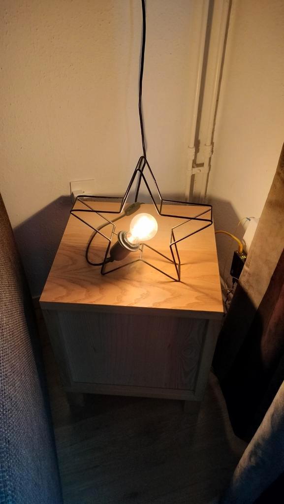 Tafellamp ster met 3 lichtsterkte, Huis en Inrichting, Lampen | Tafellampen, Zo goed als nieuw, Minder dan 50 cm, Ophalen