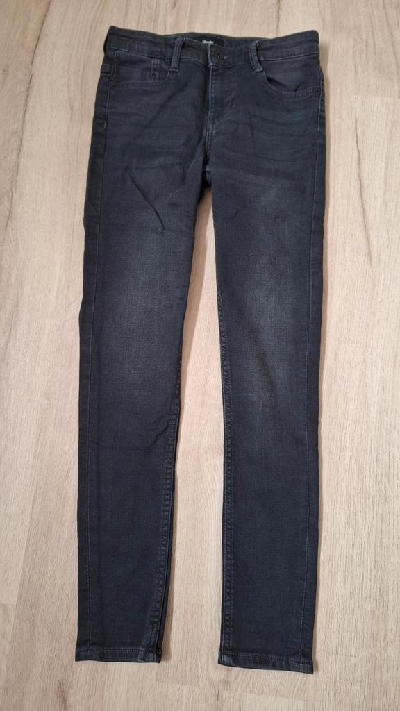 Zwarte spijkerbroek skinny maat 152 shoeby, Kinderen en Baby's, Kinderkleding | Maat 152, Gebruikt, Meisje, Broek, Ophalen of Verzenden