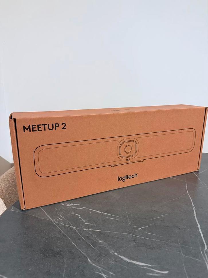 Logitech MeetUp 2 - Complete vergaderoplossing, Computers en Software, Webcams, Nieuw, Bedraad, ChromeOS, Microfoon, Ophalen of Verzenden