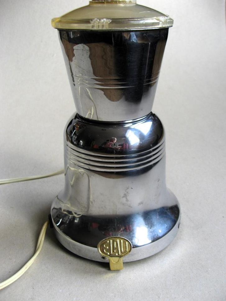 Jaren 60 design, Franse Elau koffiemolen, verchroomd, Antiek en Kunst, Antiek | Keukenbenodigdheden, Ophalen of Verzenden