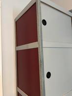 Kewlox kast grijs/rood 200x90x42cm, Ophalen, Gebruikt, 200 cm of meer, 50 tot 100 cm