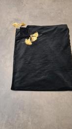 Prachtig zwart fluweel plaid/deken By Boo met gouden details, Ophalen of Verzenden, Zo goed als nieuw