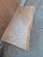 Beuken Salontafel met Stalen Poten, Ophalen, 100 tot 150 cm, 50 tot 100 cm, Minder dan 50 cm