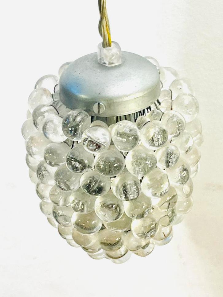 HANDGEBLAZEN MURANO DRUIVENTROS HANGLAMP, Huis en Inrichting, Lampen | Hanglampen, Zo goed als nieuw, Minder dan 50 cm, Ophalen of Verzenden