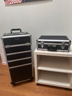 Complete Tattoo/Makeup Trolley + Koffer, Gebruikt, Hard kunststof, Minder dan 50 cm, 35 tot 45 cm