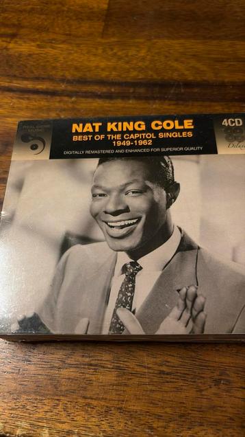 Nat King Cole 4 cd digipack best of the Capitol singles beschikbaar voor biedingen