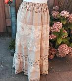 Bruin beige boho ibiza rok, Beige, Maat 46/48 (XL) of groter, Ophalen of Verzenden, Zo goed als nieuw