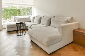 Ruime modulaire bank - beige/zand kleur beschikbaar voor biedingen