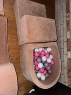 Ballenbak met Stormbaan - Fluweel Taupe, Kinderen en Baby's, Ophalen, Zo goed als nieuw, Overige typen