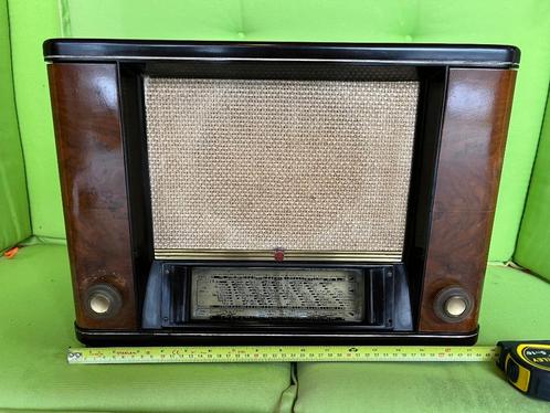 Antieke Philips radio, omgebouwd naar Bluetooth., Antiek en Kunst, Antiek | Tv's en Audio, Ophalen