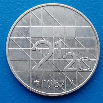 2 1/2 gulden 1987 - Beatrix beschikbaar voor biedingen