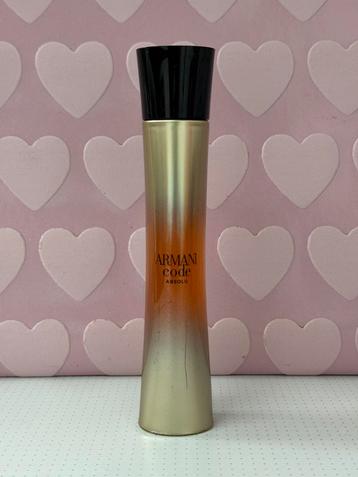 Armani code absolu 75ml edp pour femme discontinued beschikbaar voor biedingen