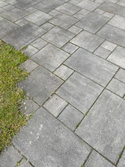 23m2 Wildverband terrastegels (60x40/40x40/20x20 - 6cm), Tuin en Terras, Tegels en Klinkers, Gebruikt, Terrastegels, Beton, 10 m² of meer