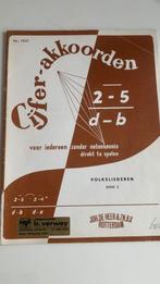 Cijferakkoorden Volksliederen Band 3 Nr. 1022 Joh. de Heer., Gebruikt, Overige soorten, Ophalen of Verzenden, Keyboard