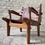 mid-century vintage fauteuil '60 Angel Pazmino, Gebruikt, Minder dan 75 cm, Hout, Ophalen of Verzenden