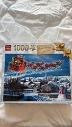 KING PUZZEL KERST 1000 STUKJES, Hobby en Vrije tijd, Denksport en Puzzels, Ophalen, 500 t/m 1500 stukjes, Zo goed als nieuw