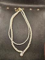 Antiek stijl ketting met schelpparels., Info@SlatsAntiek.nl, Vof Slats Antiek, Ophalen of Verzenden, Herenstraat 31 leiden