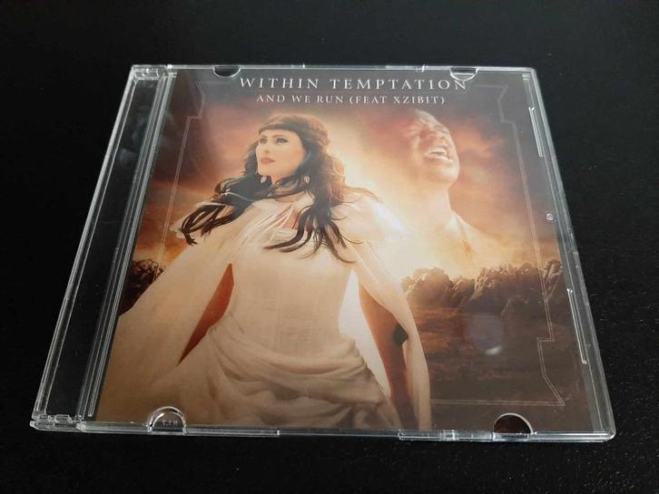 Within Temptation: And we run (Benelux PROMOBMG1058)!, Cd's en Dvd's, Cd Singles, Gebruikt, Rock en Metal, 1 single, Ophalen of Verzenden