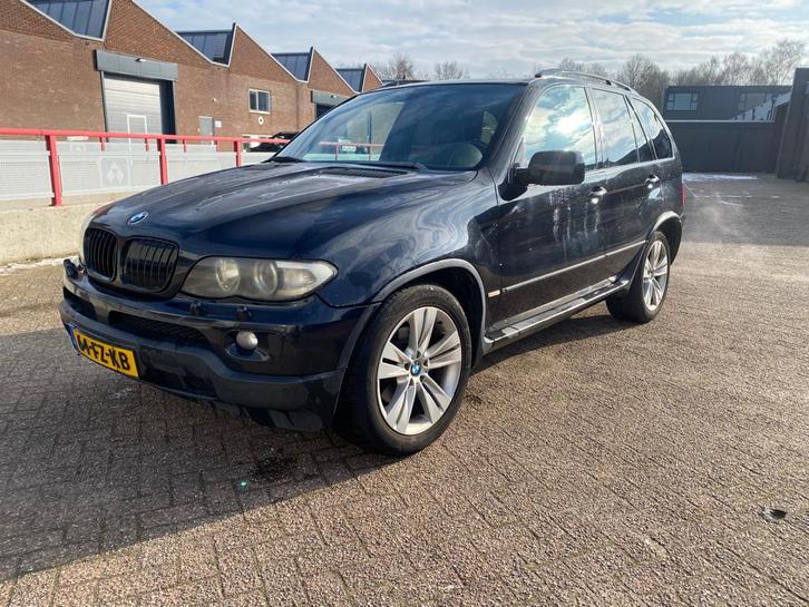 BMW X5 4.4 I AUT 2000 Zwart MOTORISCH TOP !, Auto's, BMW, Bedrijf, Te koop, X5, 4x4, ABS, Airconditioning, Alarm, Android Auto