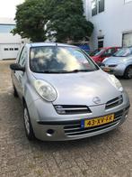 Nissan Micra 1.2 Elle 59KW 3DR bj 2008 Grijs NAP Garantie, Voorwielaandrijving, Stof, 4 cilinders, Met garantie (alle)