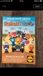 Wie heeft er Lidl Safari zegels over voor mij, Hobby en Vrije tijd, Spaarzegeltjes, Ophalen of Verzenden