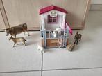 schleich paardenstal met extra dieren, Verzamelen, Speelgoed, Verzenden, Zo goed als nieuw