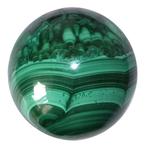 Bol Malachiet diameter 52 mm  Gewicht: 289 gram, Ophalen of Verzenden, Mineraal