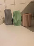 Pastel kleurige vaasjes, Overige materialen, Overige kleuren, Nieuw, Ophalen of Verzenden