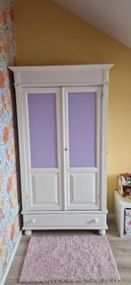 Mooie meidenkast / brocante kledingkast, Kinderen en Baby's, Kinderkamer | Complete kinderkamers, Ophalen, Gebruikt, Meisje