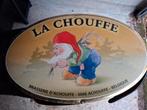 Zeldzaam reclamebord La Chouffe - Gouden Rand, Verzamelen, Ophalen of Verzenden, Gebruikt, Reclamebord