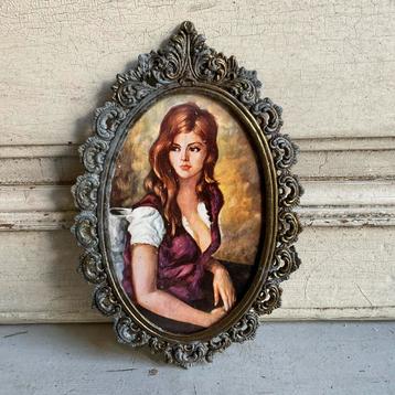 Sale retro lijstje *tres belle* beschikbaar voor biedingen