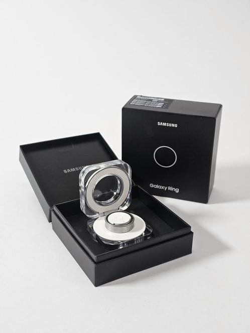 Samsung Galaxy Ring - Maat 12 - Zilver, Sieraden, Tassen en Uiterlijk, Smartwatches, Zo goed als nieuw, Android, Zilver, Afstand