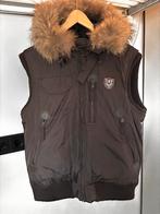 River Woods Bodywarmer met Bontkraag - Maat L, Ophalen of Verzenden, Zo goed als nieuw, Bruin