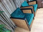 2x rotan fauteuil / loungestoel, Huis en Inrichting, Fauteuils, Gebruikt, Riet of Rotan, 75 tot 100 cm, Ophalen of Verzenden