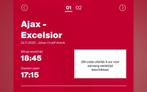 Ajax - Excelsior, 2 tickets!!, Tickets en Kaartjes, Twee personen, November